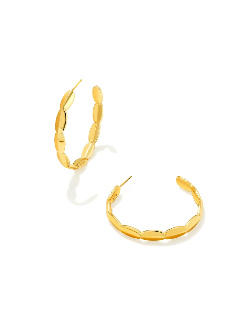 Brooke Hoop Earrings in Gold image number 0
